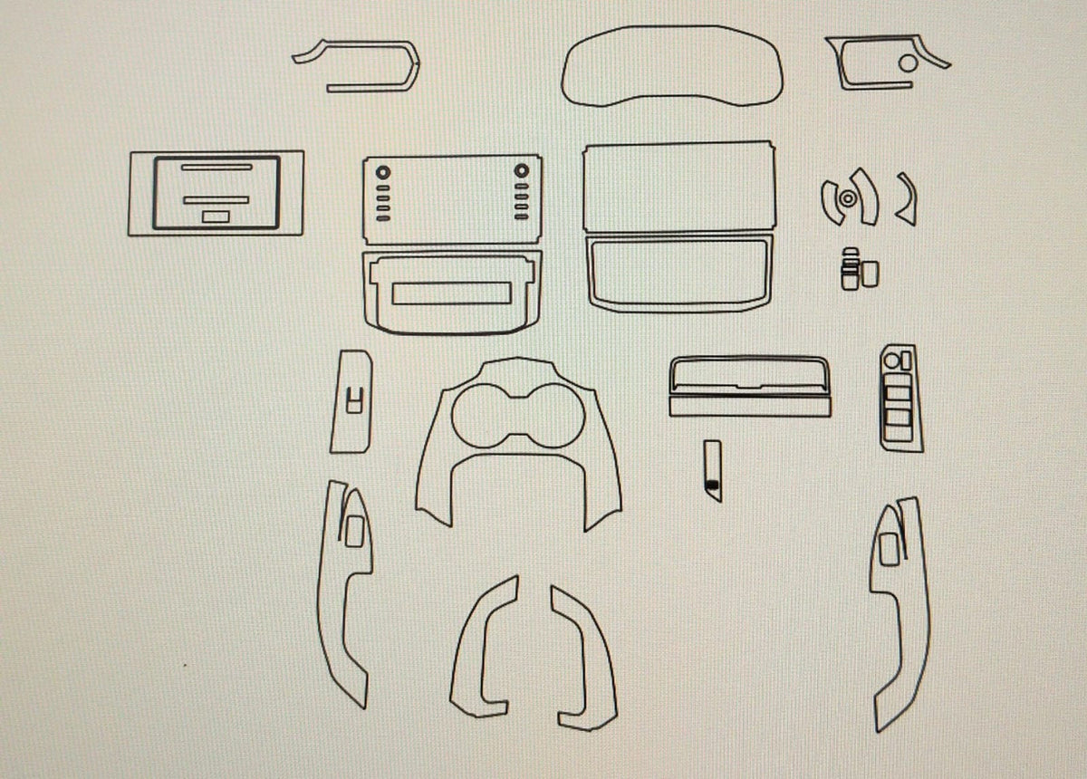 Tint & Orange Interior Precut - TOYOTA LC 300