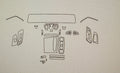 Tint & Orange Interior Precut - MG CYBERSTER